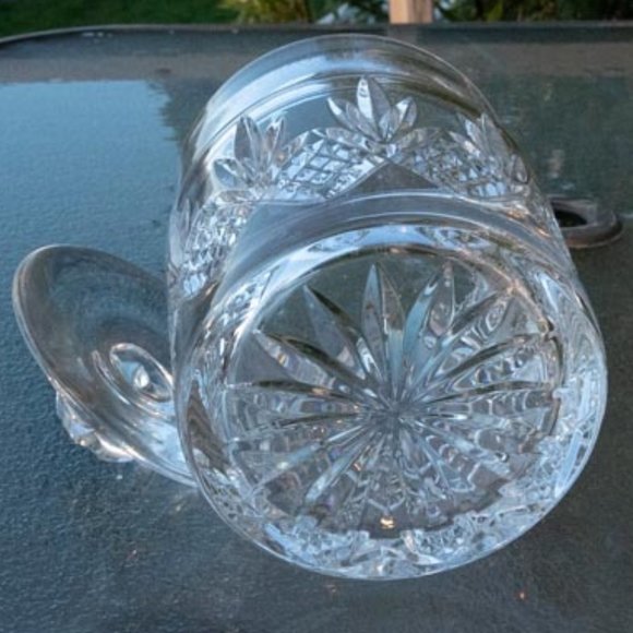 Waterford Crystal Kelley Biscuit Barrel Jar & Lid Set height 7” - Picture 5 of 6